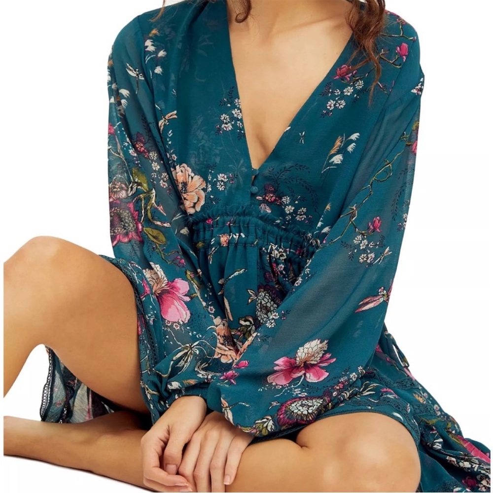 Free People Cherry Blossom Mini Dress - new with tags!
